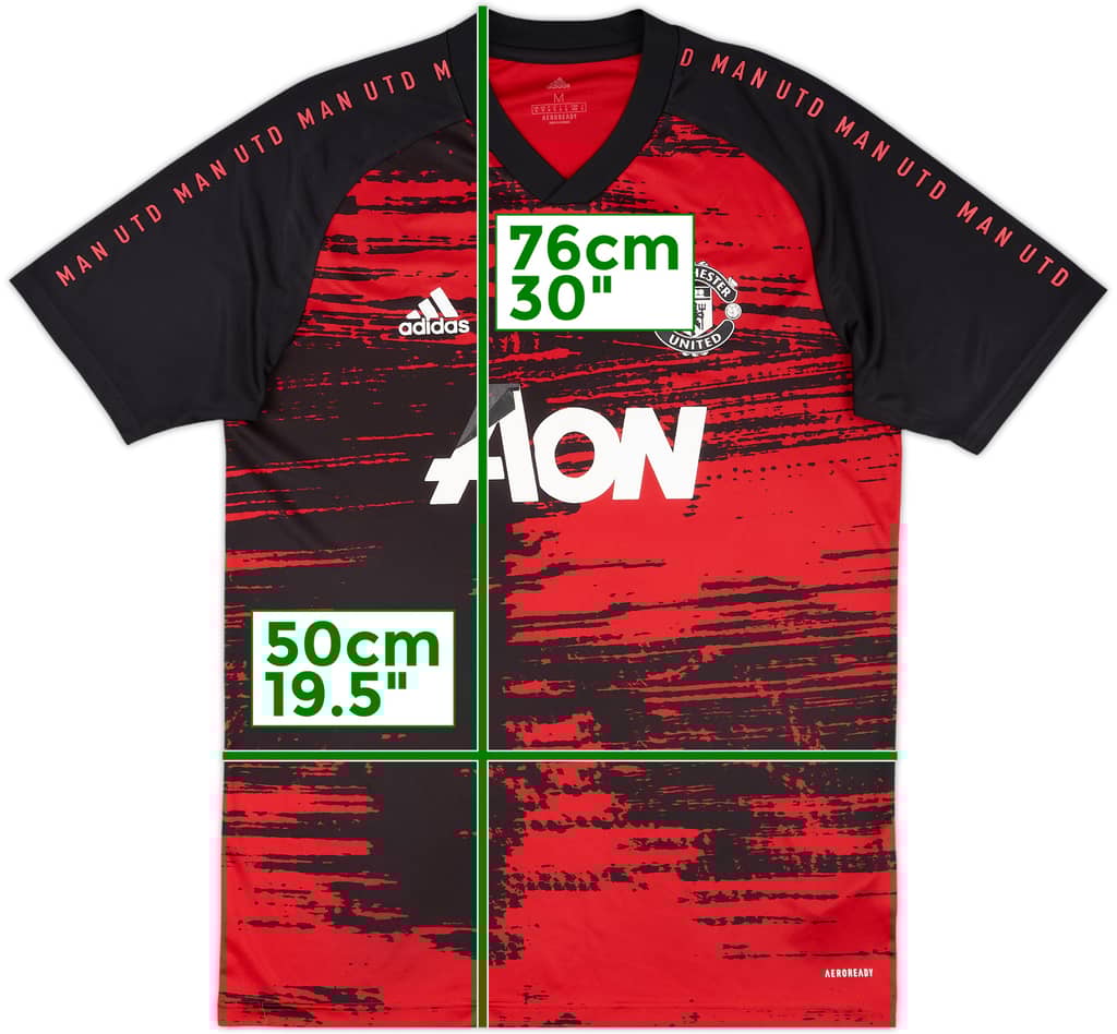 2020-21 Manchester United adidas Training Shirt - 4/10 - (M)