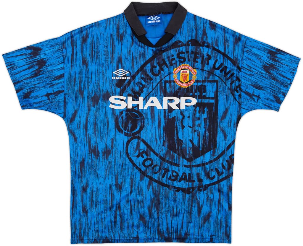 1992-93 Manchester United Away Shirt - 7/10 - (L)