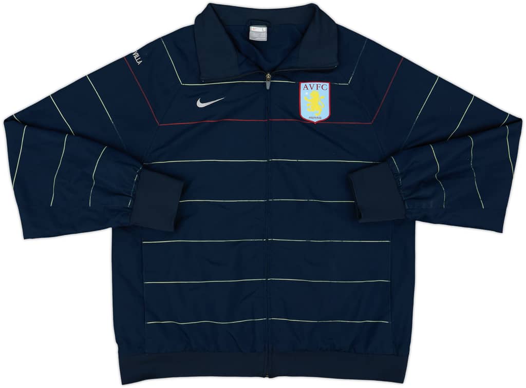 2008-09 Aston Villa Nike Track Jacket - 8/10 - (L)