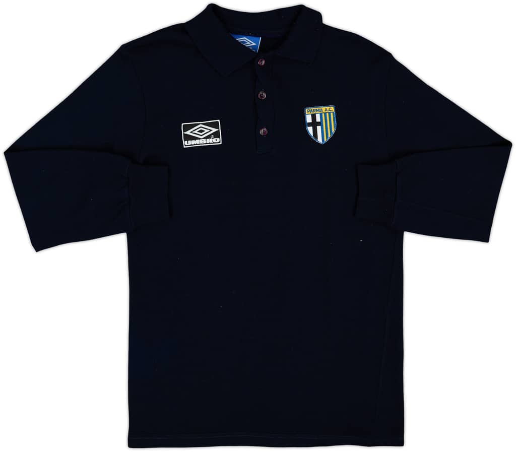 1994-95 Parma Umbro Polo L/S Shirt - 10/10 - (M)