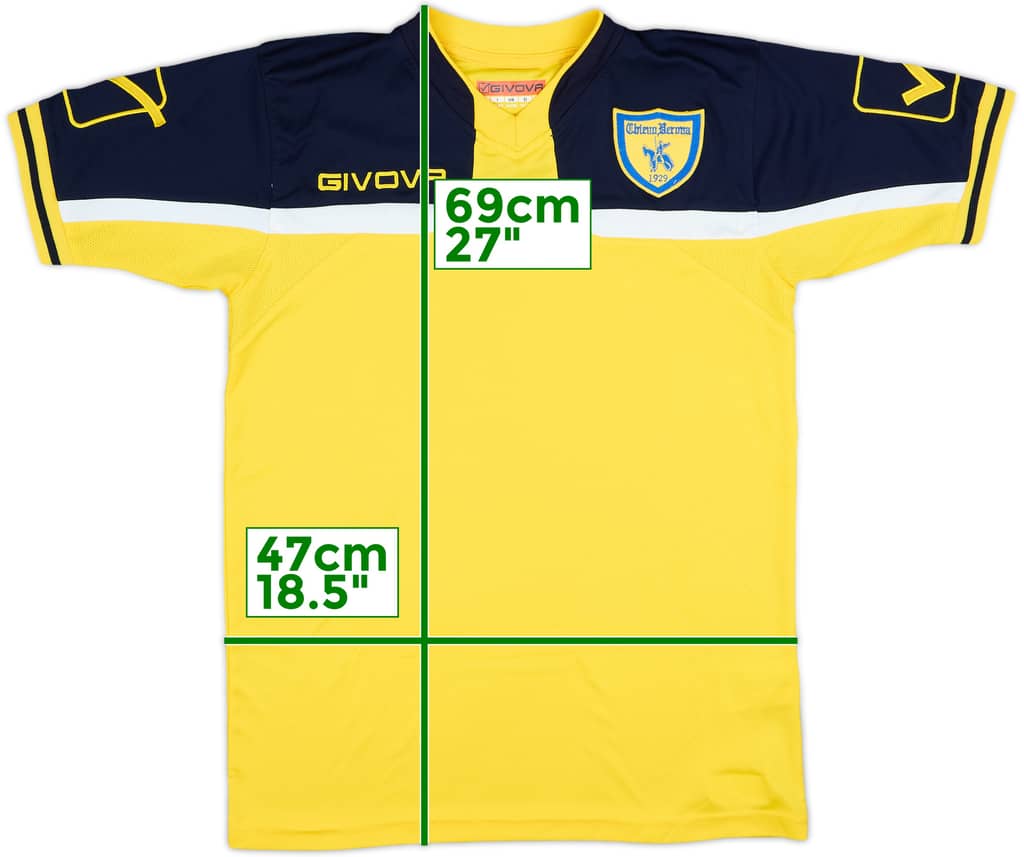 2018-19 Chievo Verona Givova Training Shirt - 8/10 - (S)