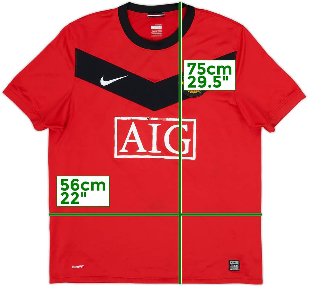 2009-10 Manchester United Home Shirt - 4/10 - (L)