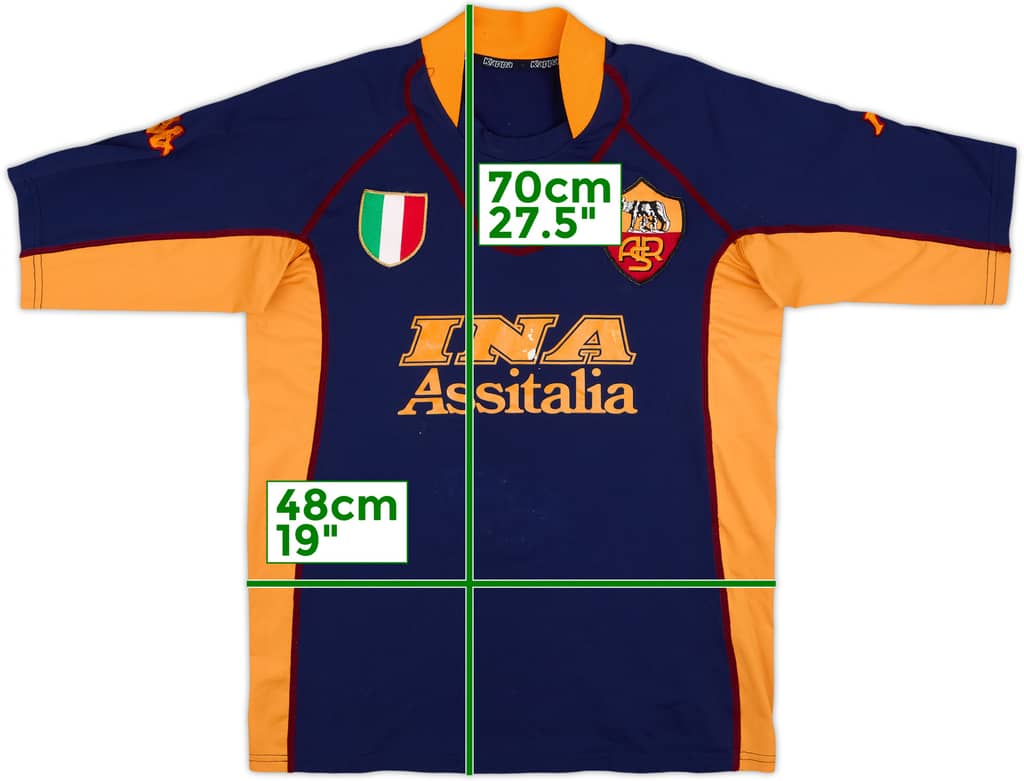 2001-02 Roma Third Shirt - 6/10 - (XL)
