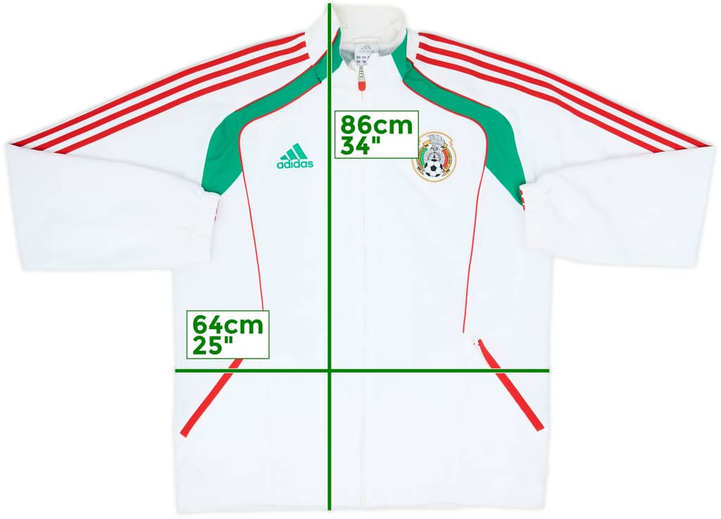 2009-10 Mexico adidas Track Jacket - 6/10 - (L/XL)