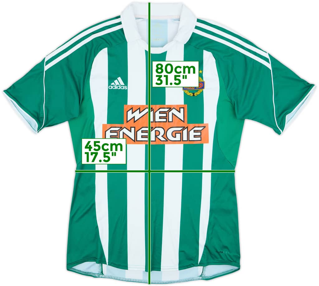 2009-10 Rapid Vienna Home Shirt - 8/10 - (M)