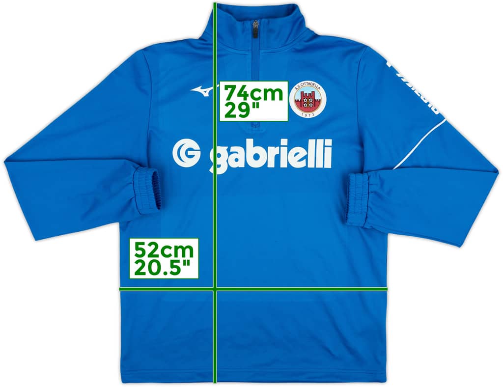 2020-21 Cittadella Mizuno 1/4 Zip Drill Top - 9/10 - (L)