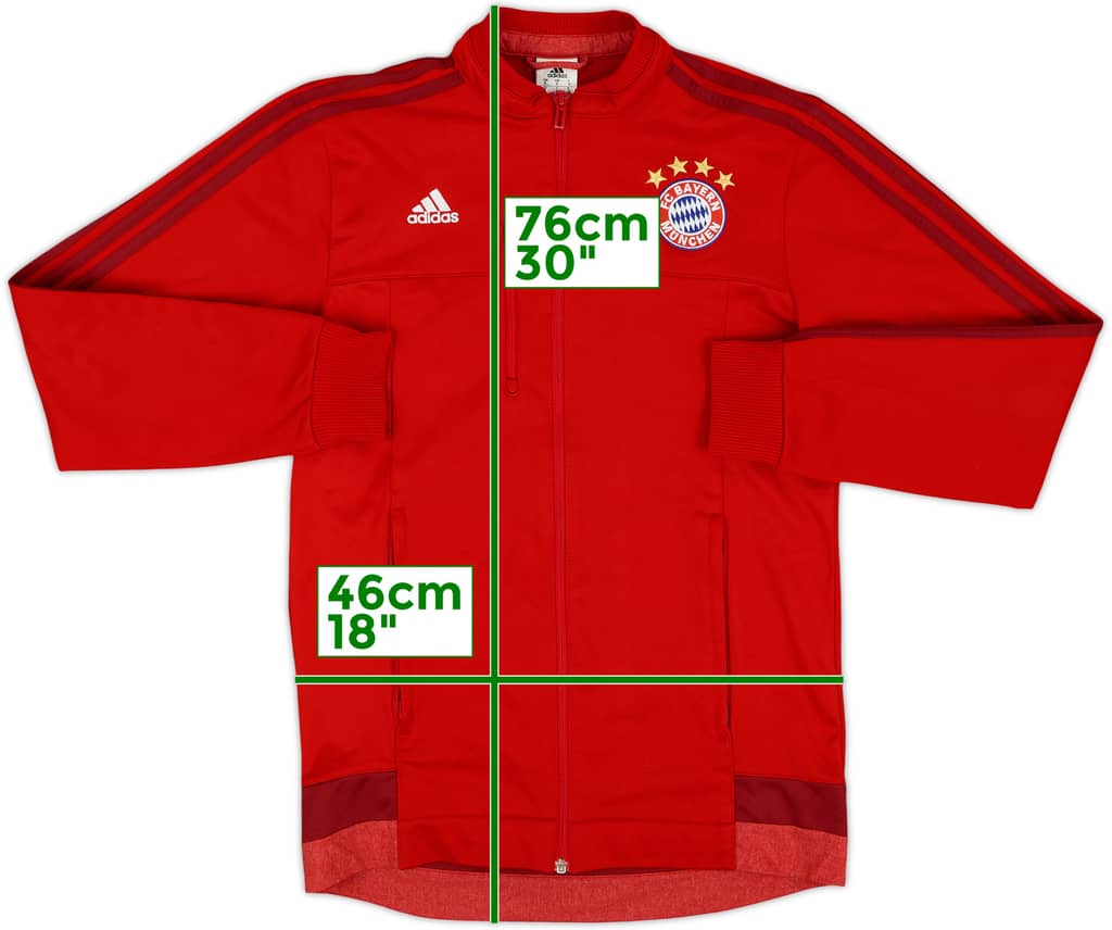 2015-16 Bayern Munich adidas Track Jacket - 8/10 - (S)
