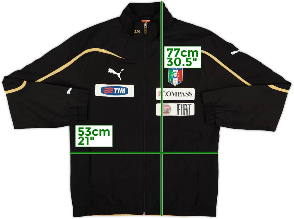 2010-12 Italy Player Issue Puma Track Jacket - 10/10 - (M)