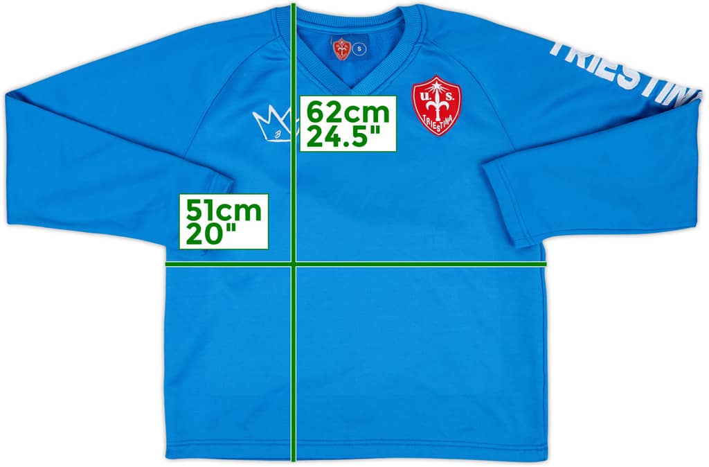 2020-21 Triestina Drill Top - 8/10 - (S)
