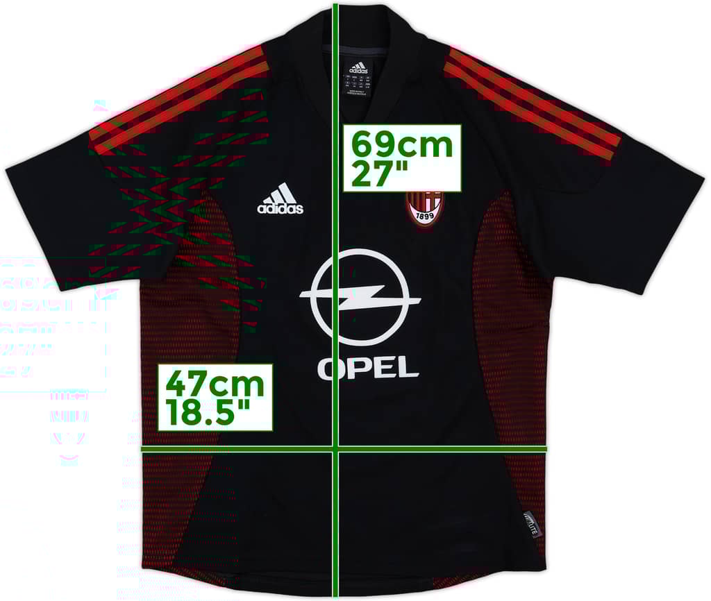 2002-03 AC Milan Third Shirt - 9/10 - (Y)