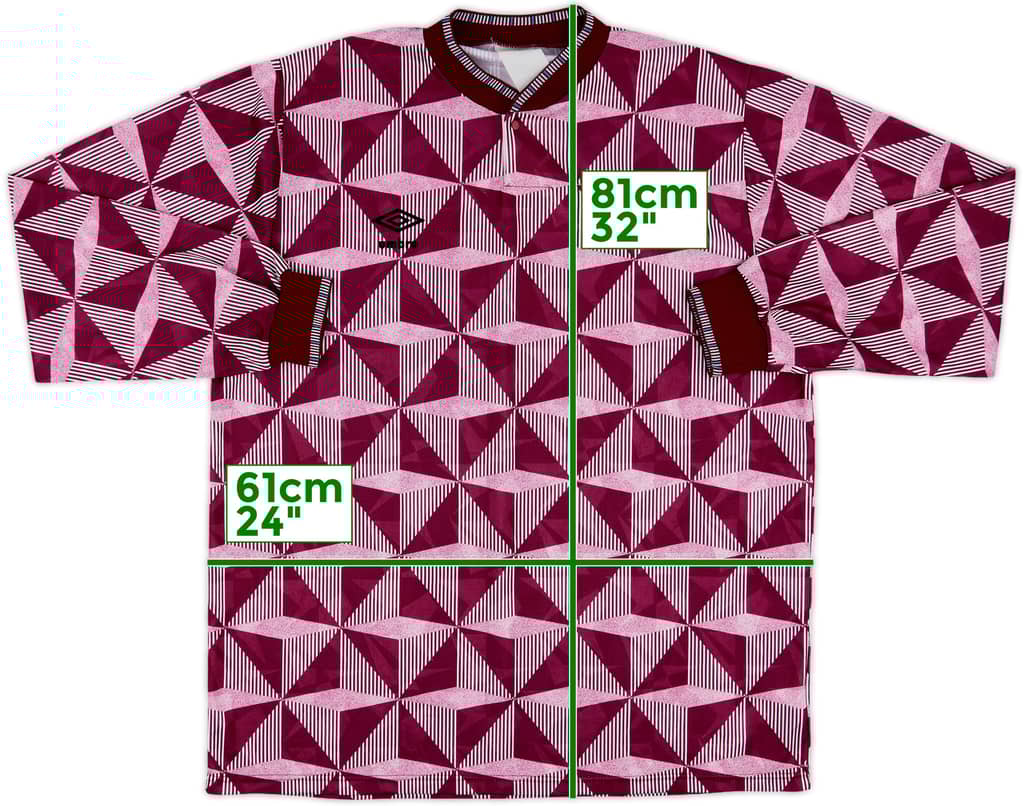 1990s Umbro Template L/S Shirt - 8/10 - (XXL)