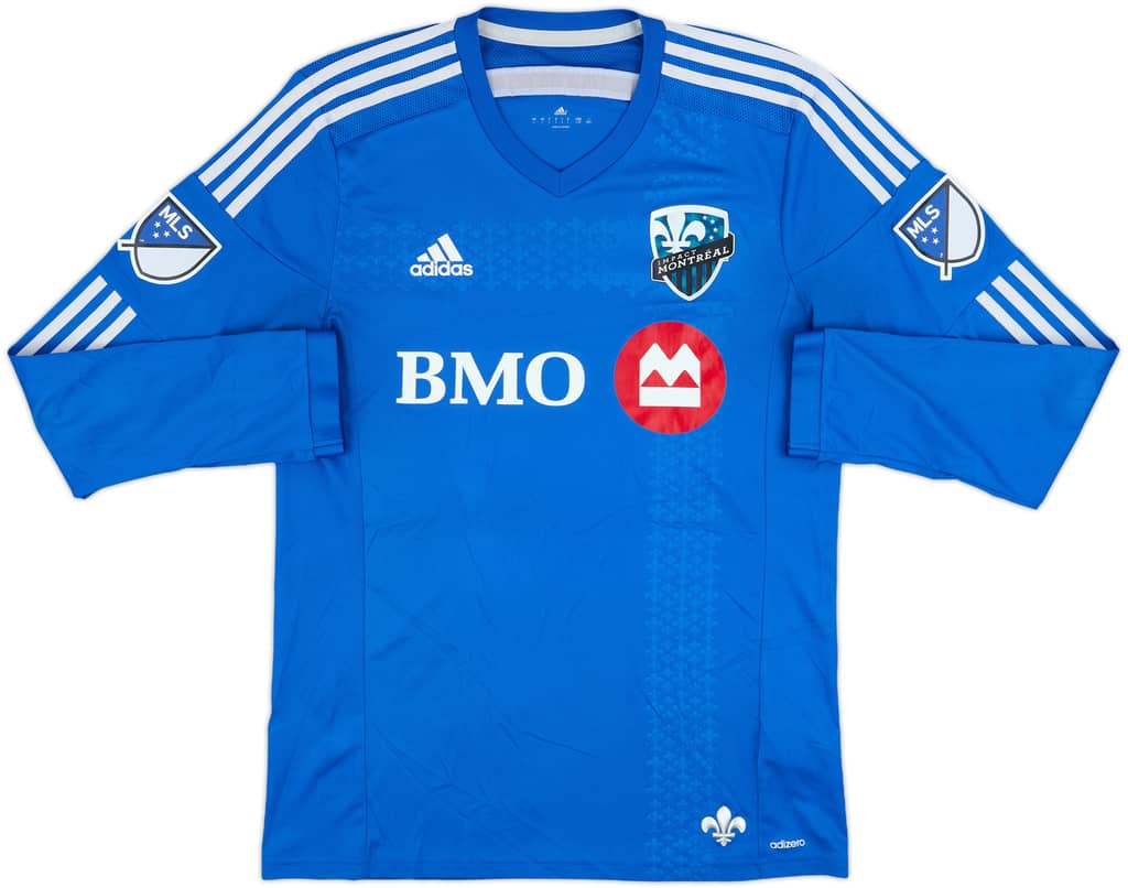 2015 Montreal Impact Authentic Home L/S Shirt - 8/10 - (L)