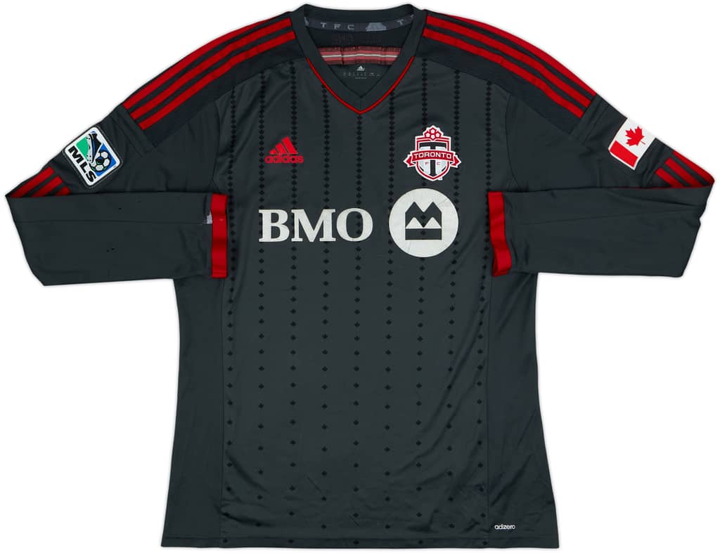 2014-15 Toronto FC Authentic Away L/S Shirt - 5/10 - (XL)