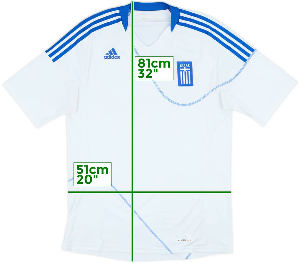 2010-11 Greece Home Shirt - 6/10 - (L)