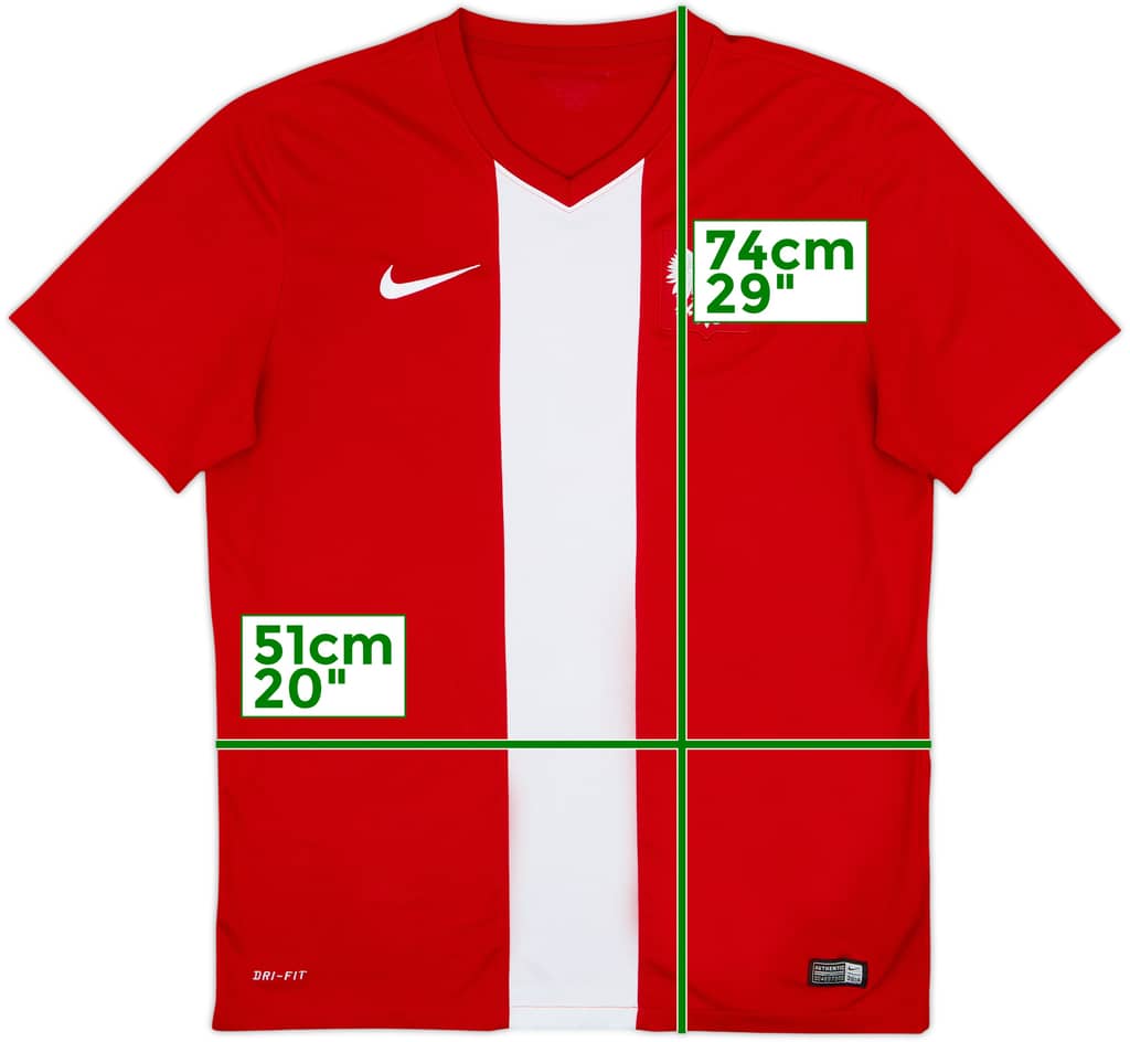 2014-15 Poland Away Shirt - 7/10 - (L)