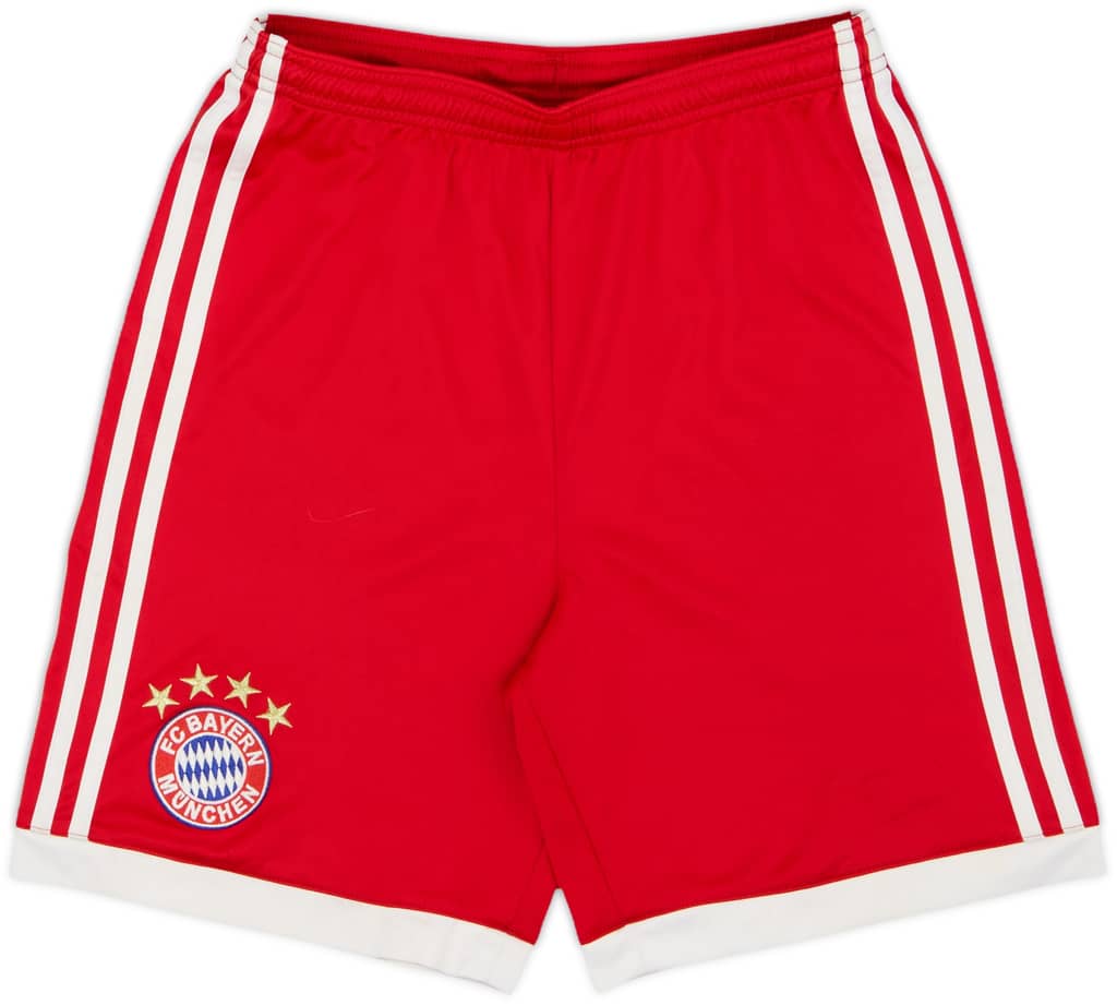 2017-18 Bayern Munich Home Shorts - 8/10 - (L.Boys)
