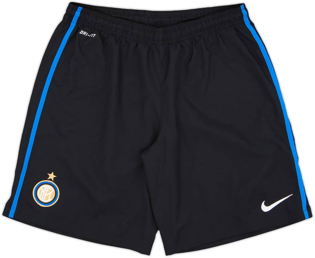 2014-15 Inter Milan Home Shorts - 9/10 - (XL)