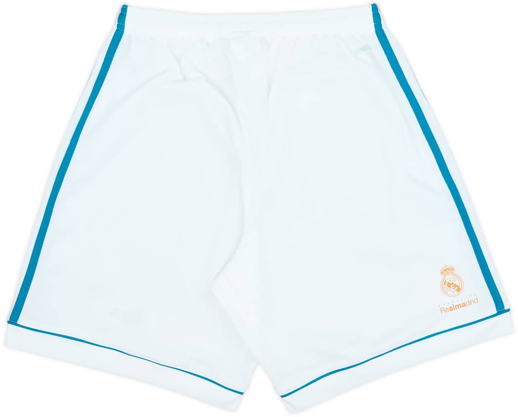 2017-18 Real Madrid Foundation Home Shorts - 9/10 - (S)