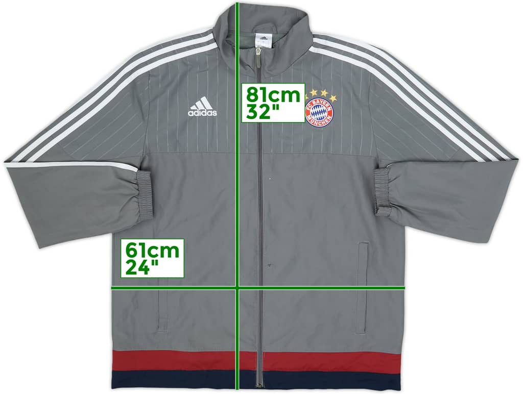 2015-16 Bayern Munich adidas Track Jacket - 6/10 - (L)