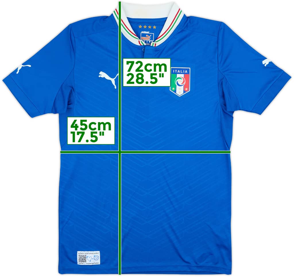 2012-13 Italy Home Shirt - 8/10 - (S)