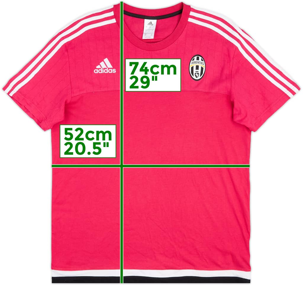2015-16 Juventus adidas Cotton Tee - 8/10 - (L)