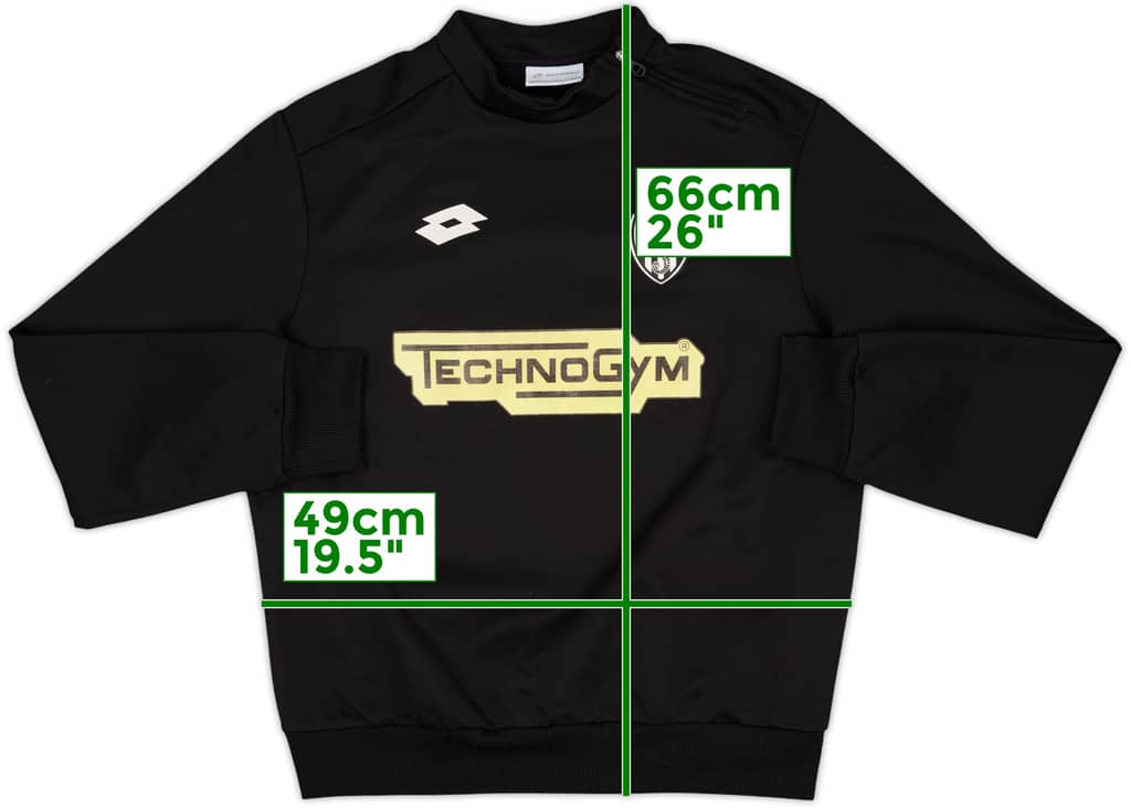 2014-15 Cesena Lotto Sudadera de entrenamiento con cremallera de 1/4 - 7/10 - (L)
