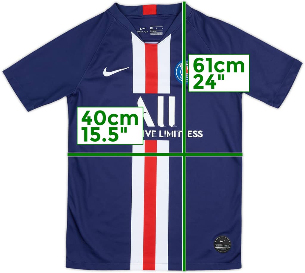 2019-20 Paris Saint-Germain Home Shirt - 5/10 - (L.Boys)