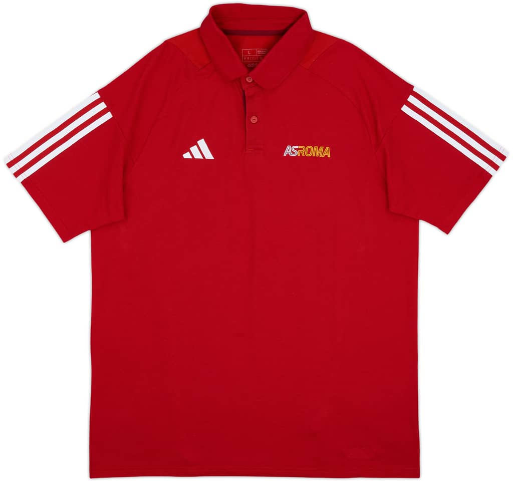 2023-24 Roma adidas Polo Shirt - 9/10 - (L)