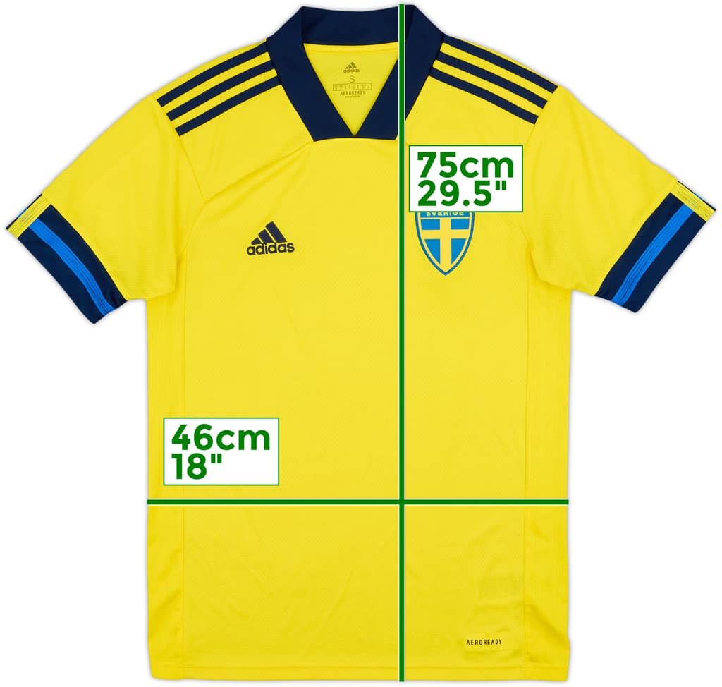 2020-21 Suecia Camiseta de local - 9/10 - (S)