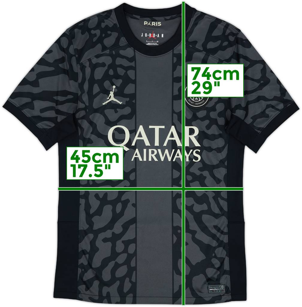 2023-24 Paris Saint-Germain Third Shirt - 10/10 - (S)