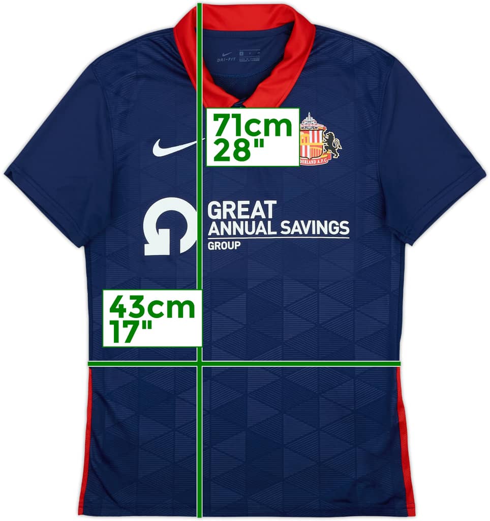 2020-21 Sunderland Away Shirt - 9/10 - (S)