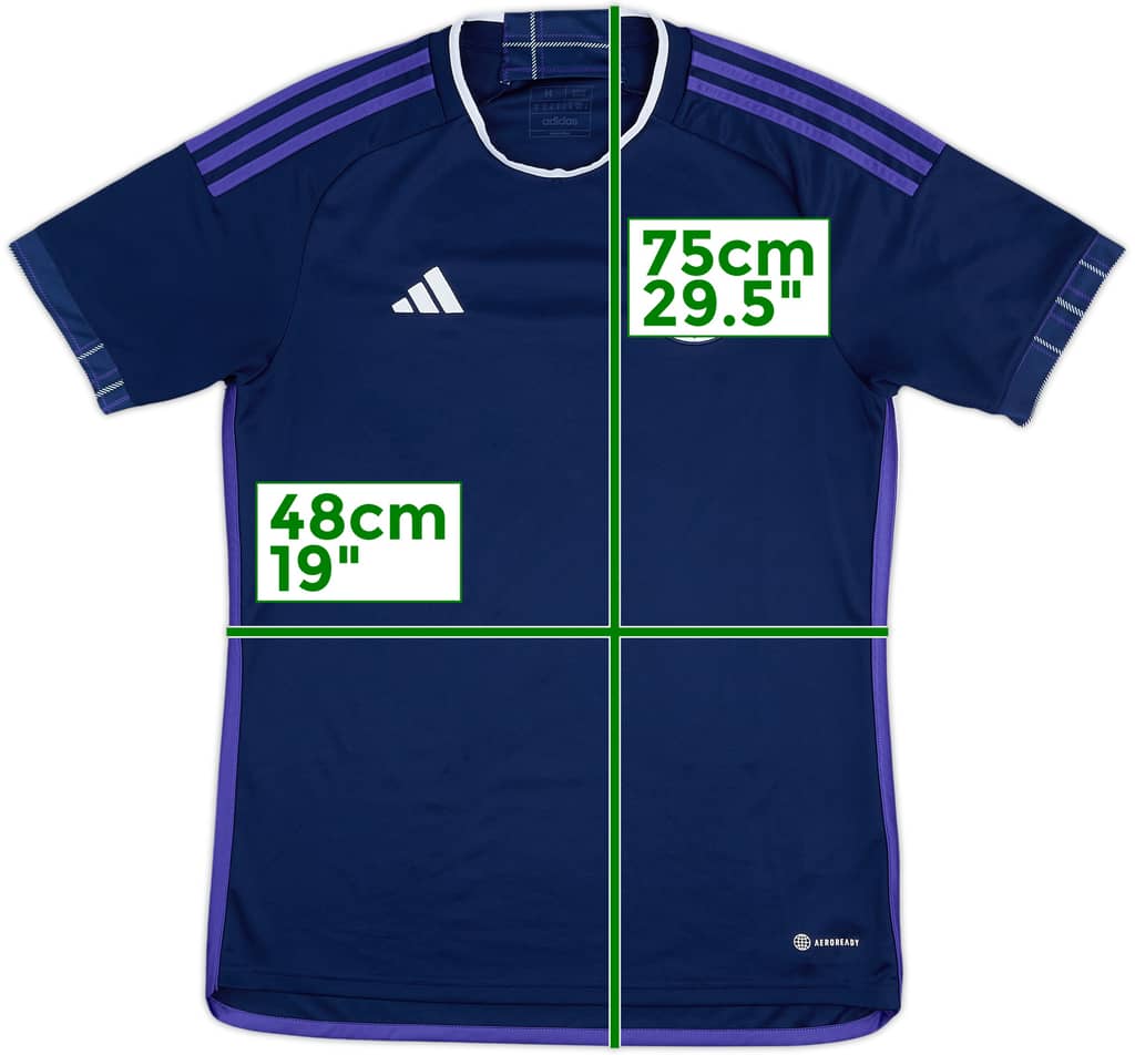 2022-23 Scotland Home Shirt - 8/10 - (M)