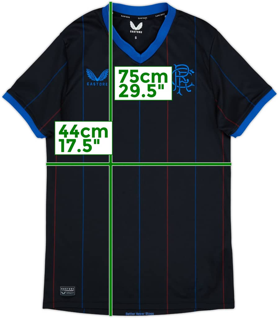 2022-23 Rangers Fourth Shirt - 10/10 - (S)