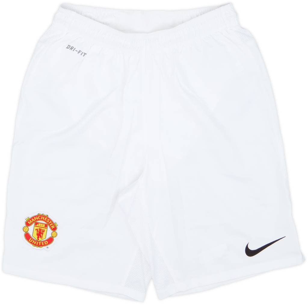 2011-12 Manchester United Home Shorts - 8/10 - (S)