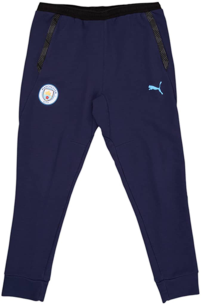 2019-20 Manchester City Puma Track Pants/Bottoms - 8/10 - (L)