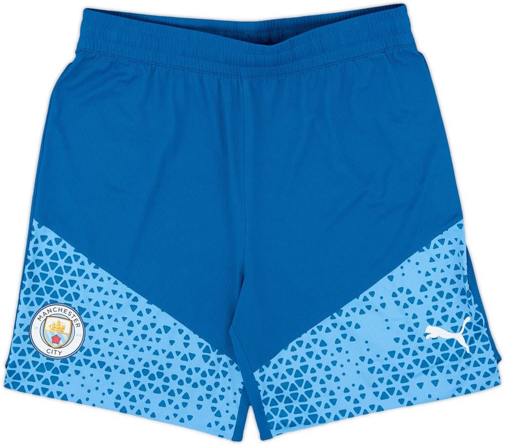 2023-24 Manchester City Puma Training Shorts - 9/10 - (M)