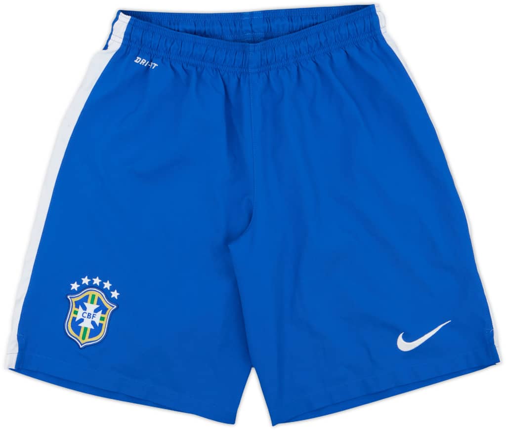 2014-15 Brazil Home Shorts - 9/10 - (M)