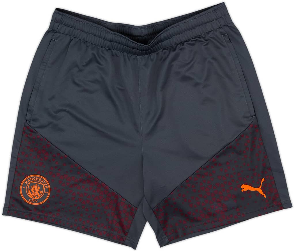 2023-24 Manchester City Puma Training Shorts - 9/10 - (L)