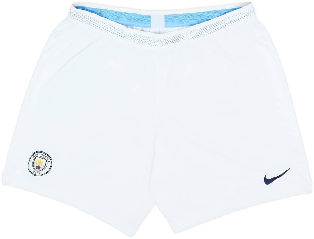 2018-19 Manchester City Player Issue Home Shorts - 10/10 - (XXL)