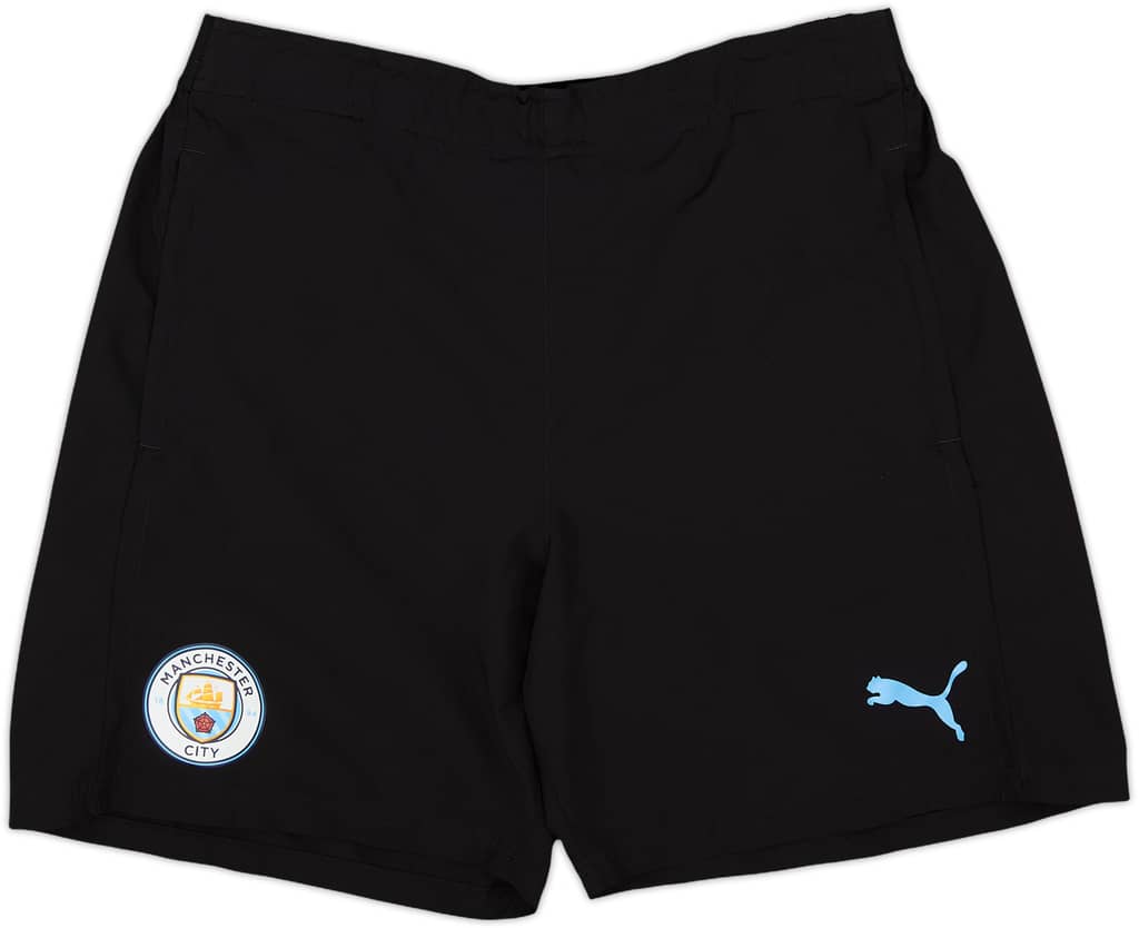 2018-19 Manchester City Puma Training Shorts - 8/10 - (L)