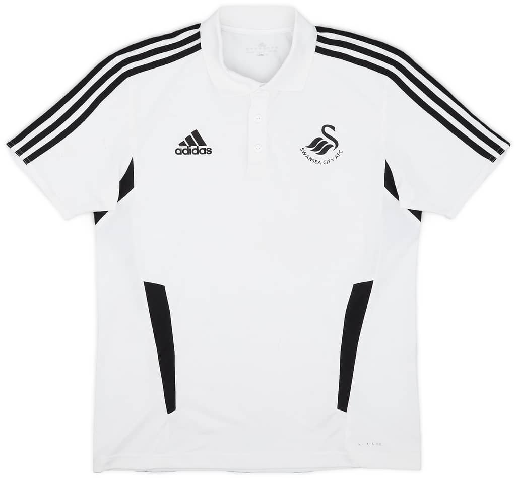 2011-12 Swansea adidas Polo Shirt - 6/10 - (M)