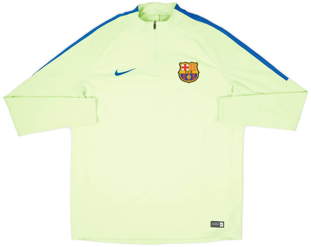 2017-18 Barcelona Nike 1/4 Zip Training Top - 7/10 - (XL)