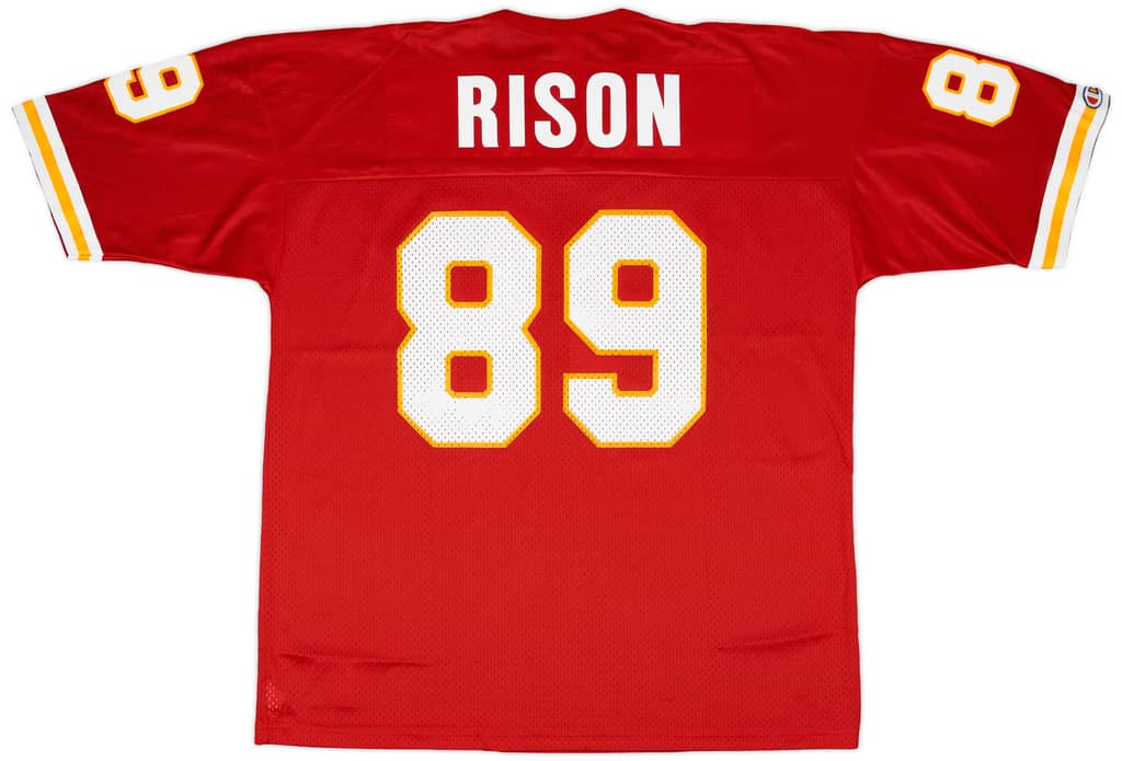 1997-98 Kansas City Chiefs Rison #89 Champion Home Jersey - 9/10 - (XL)