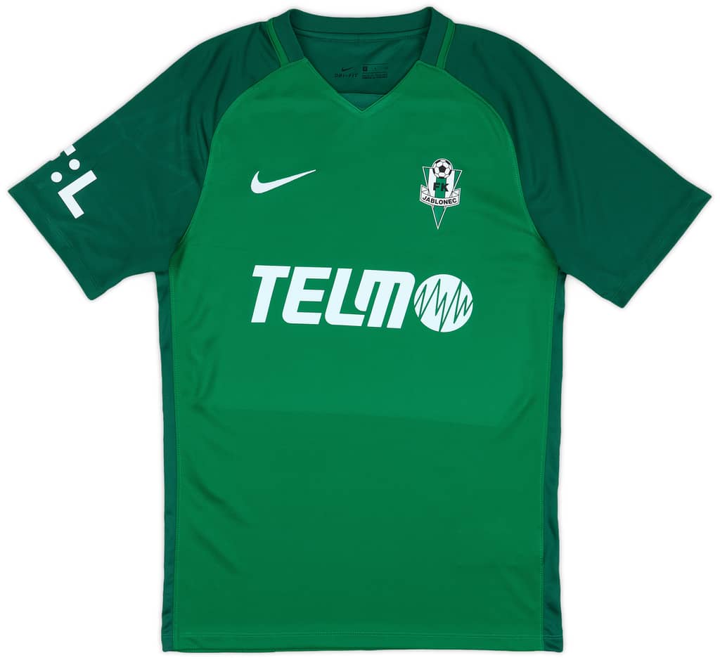 2017-18 FK Jablonec Home Shirt Breda Dav. #14 - 9/10 - (S)