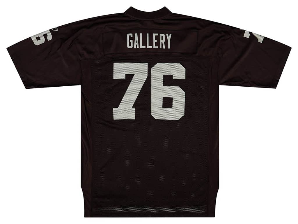 2005-06 Oakland Raiders Gallery #76 Reebok On Field Jersey (Home) XL