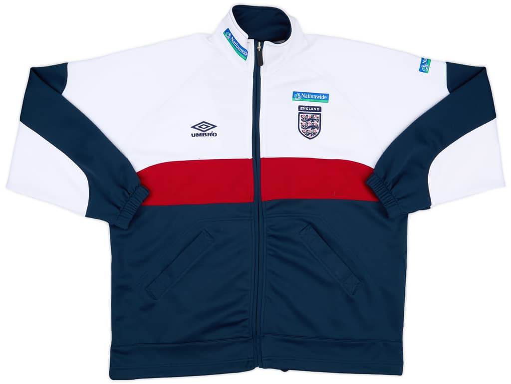 2000-02 England Umbro Track Jacket - 9/10 - (M)