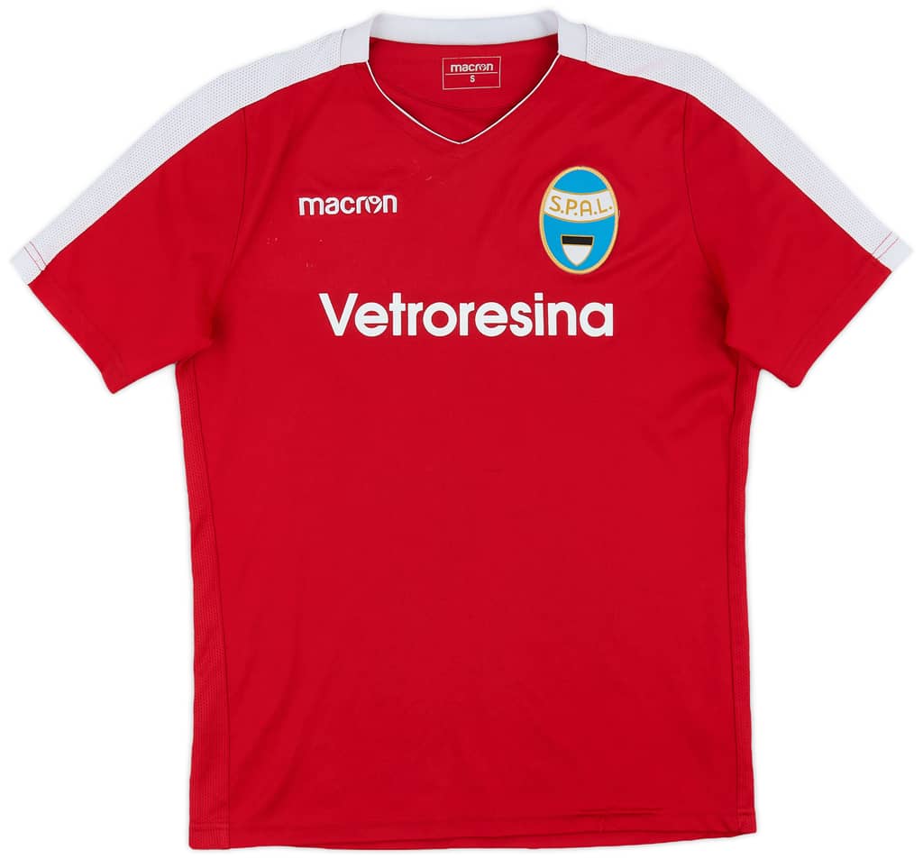 2017-18 SPAL Macron Football Training Shirt - 7/10 - (S)