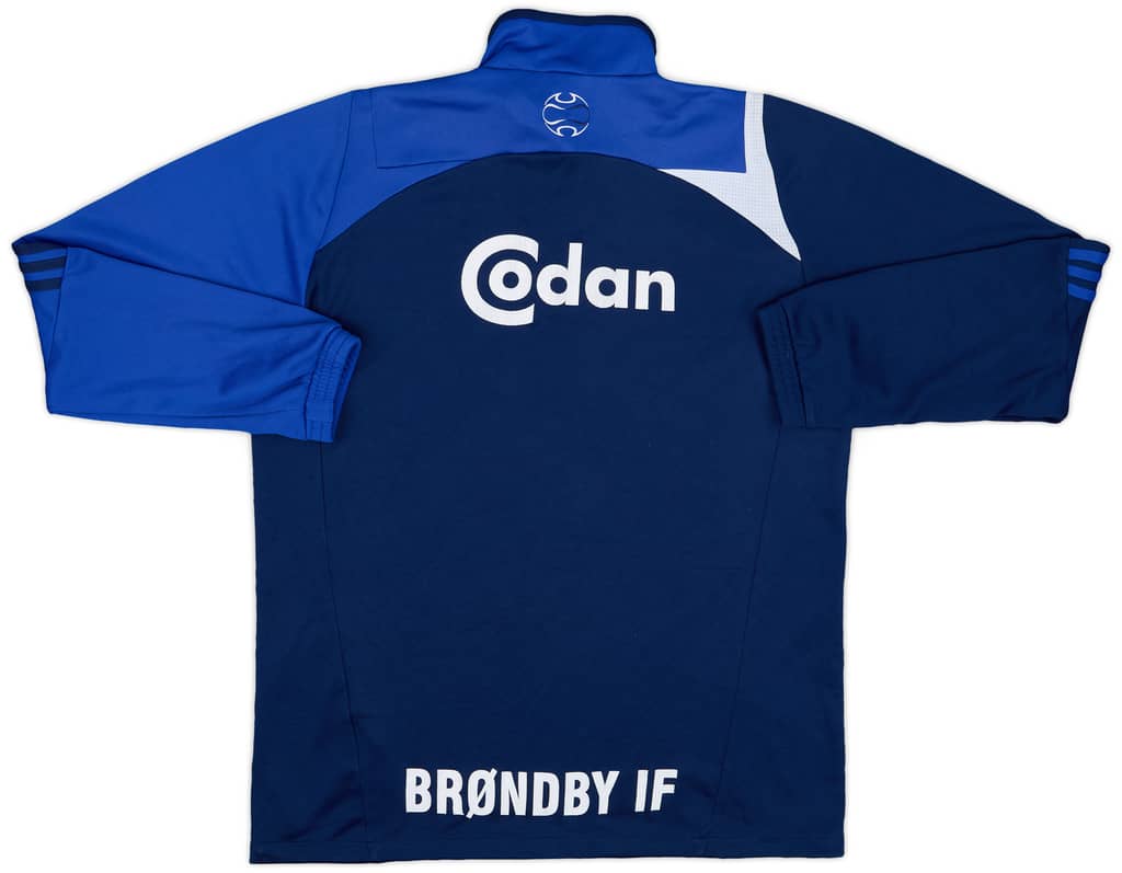 2006-07 Brondby adidas Player Issue 1/4 Zip Training Top #16 - 7/10 - (XL)