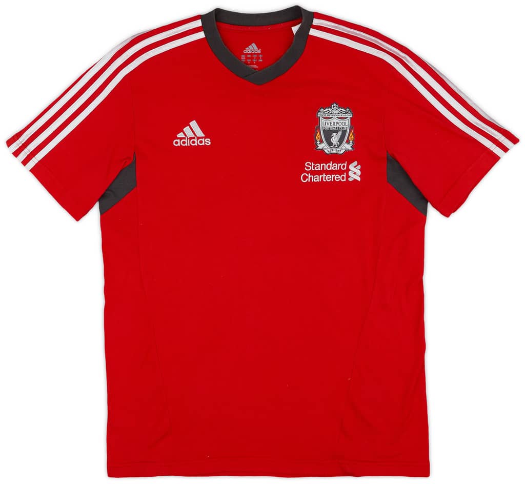 2011-12 Liverpool adidas Cotton Tee - 7/10 - (M)