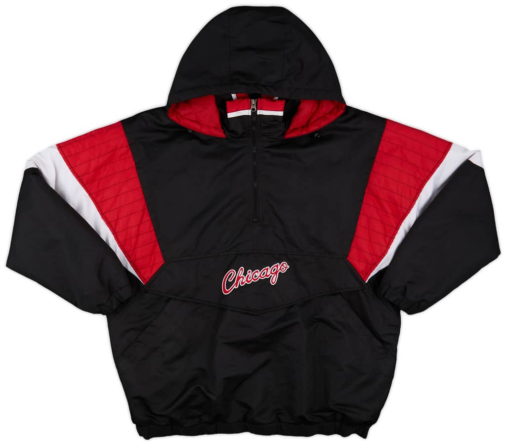 2010s Chicago Bulls G-III Hardwood Classics 1/2 Zip Rain Coat - 9/10 - (L)